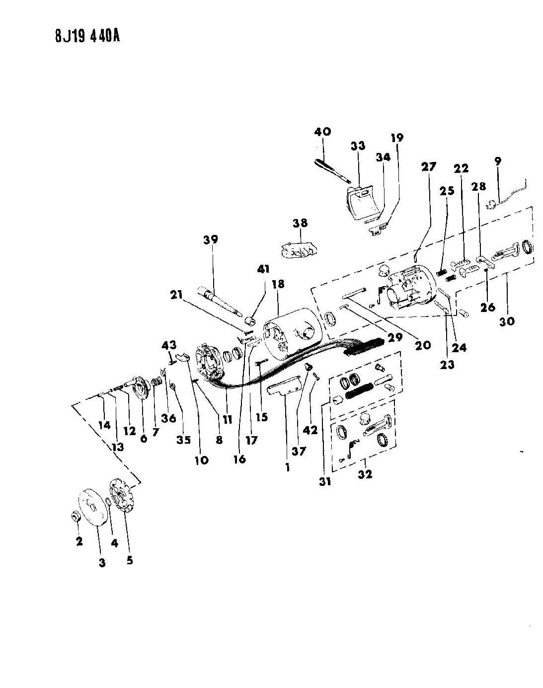 1988 Jeep wrangler steering column #4