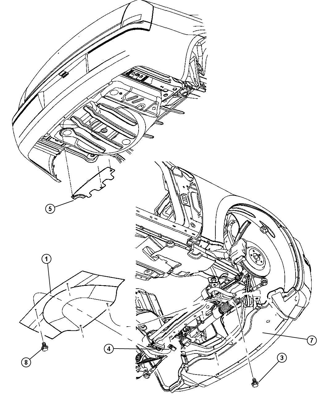 Chrysler 300 underbody shield #3