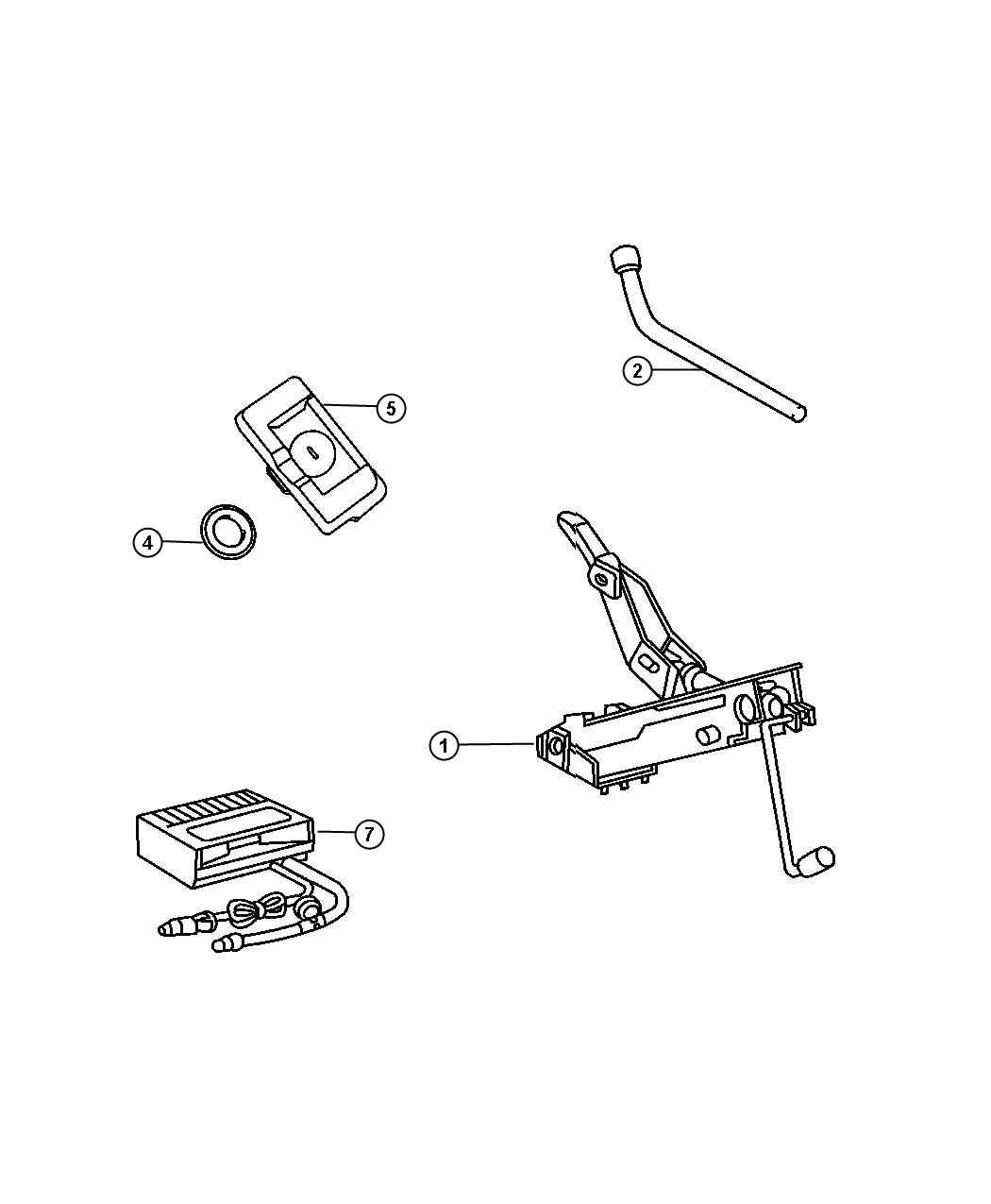 Chrysler crossfire spare key #5