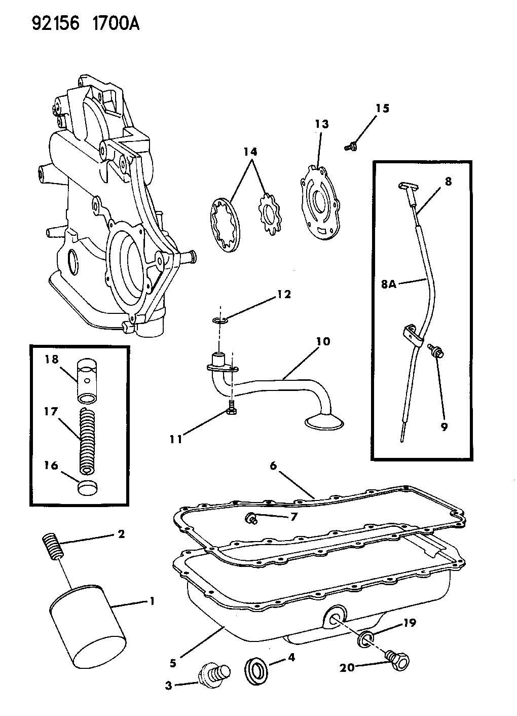 2007 Jeep Wrangler Gasket package. Engine oil pan 05241062AB Mopar