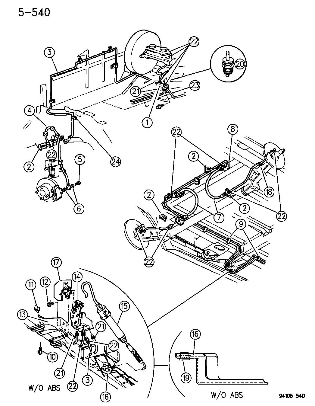 Chrysler Voyager Valve. Height sensing brake. Brb - 04509054 | Mopar ...