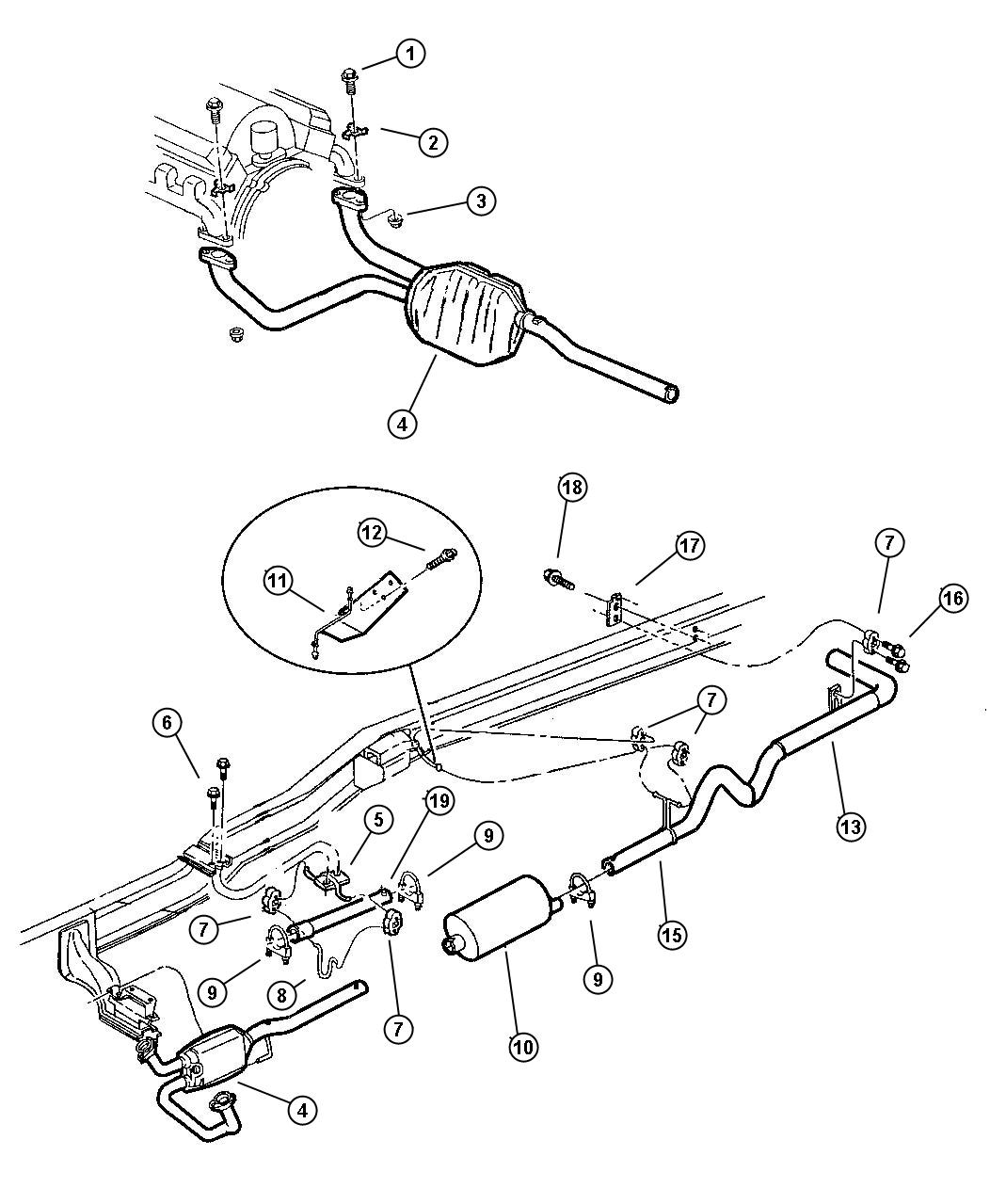 Dodge Ram 1500 Exhaust Diagram