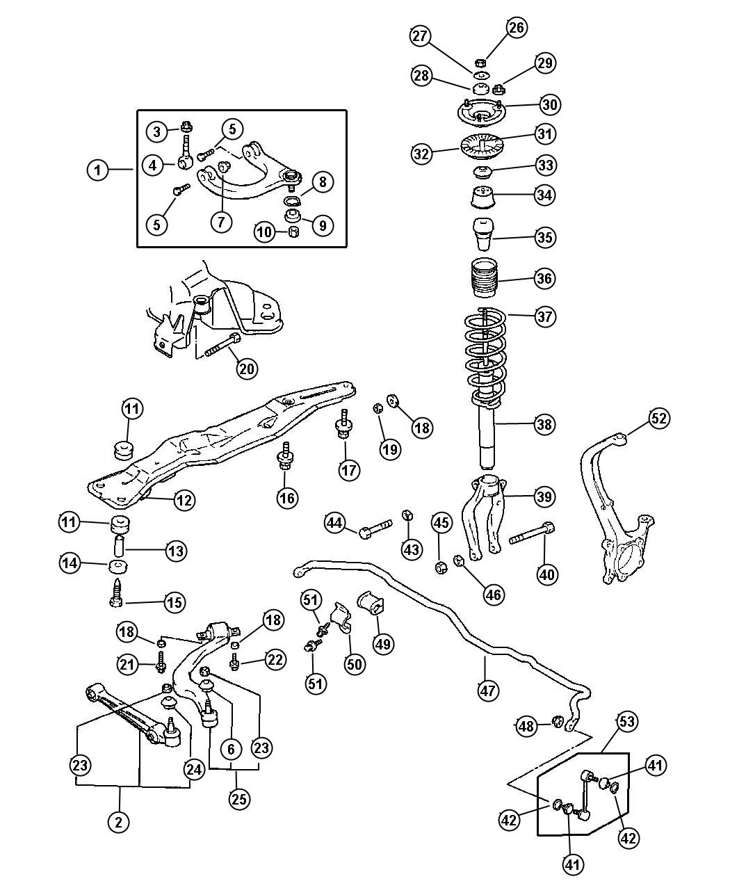 Dodge Avenger Arm. Control. Lower left. Awd - MR296287 | Mopar Parts ...