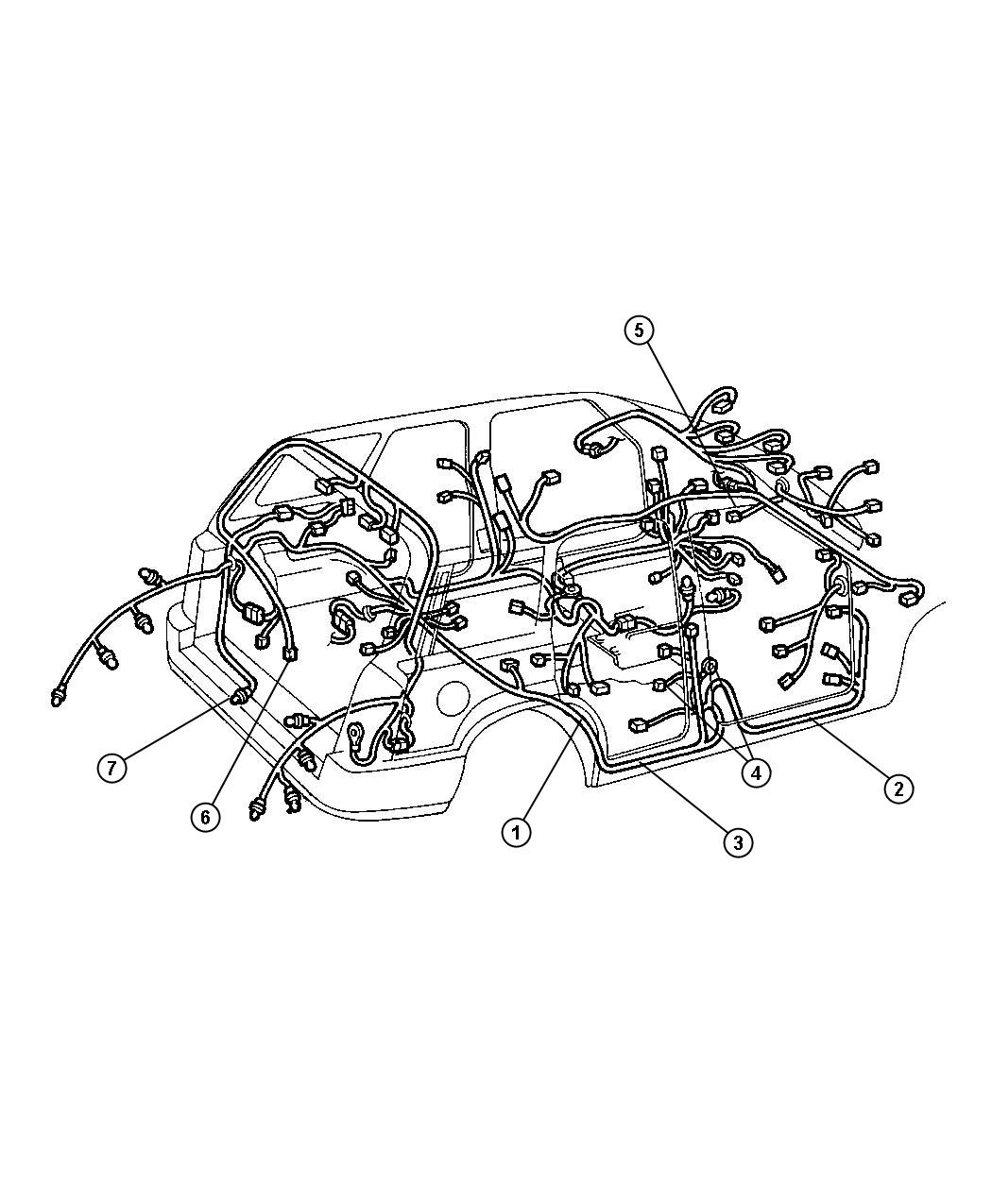 Jeep Grand Cherokee Wiring. Air bag adapter. Side air bags 55315071AA