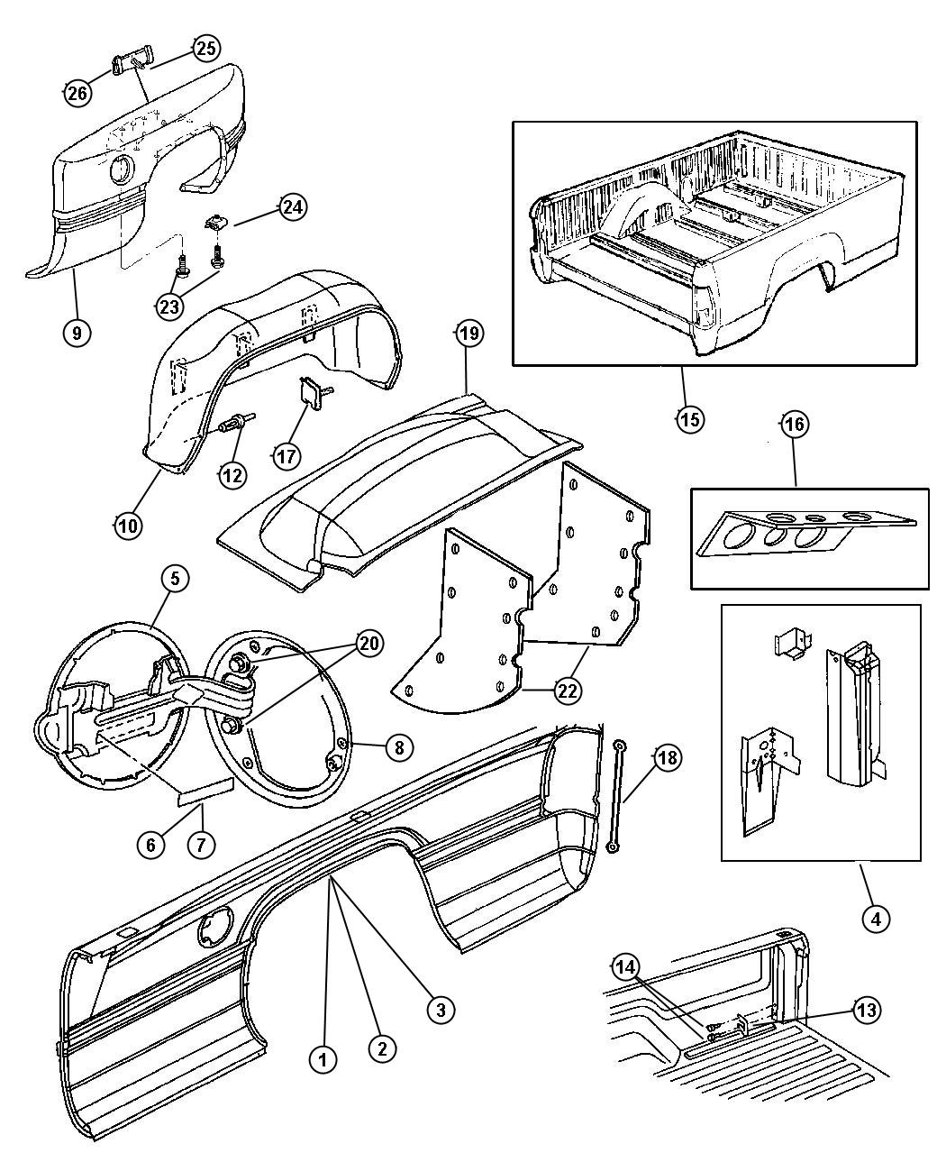 Dodge Ram 3500 Stud. M6x1.0x18.0. Dually attach - 06502780 | Mopar ...