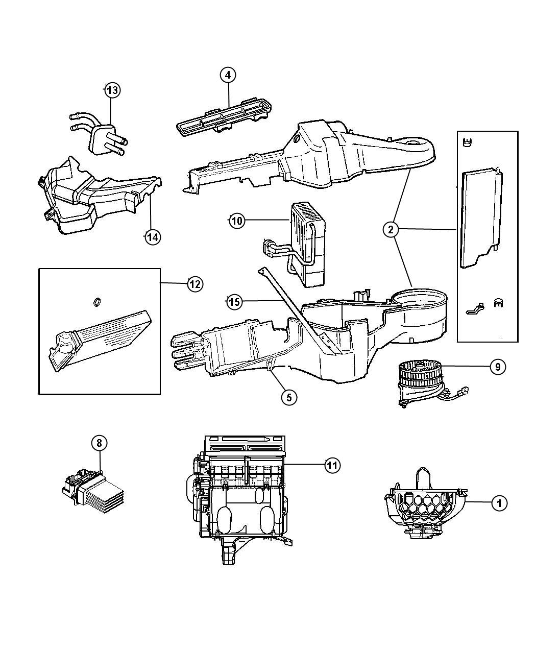 2012 Dodge Journey Wiring. Used for: a/c and heater - 04885528AA