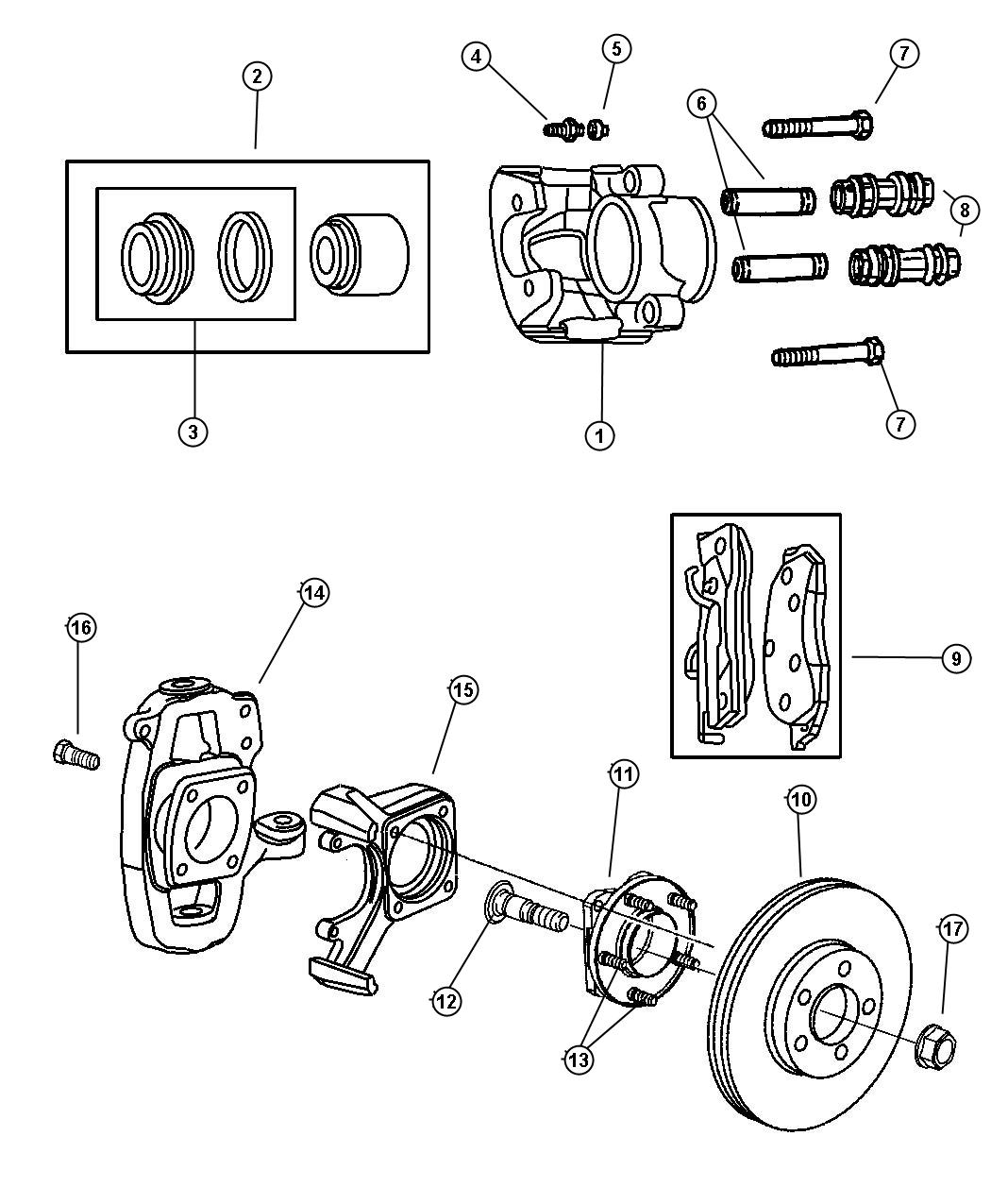 2007 Dodge Nitro Bolt, used for: bolt and washer. Hex head. M10x1.50x70 ...