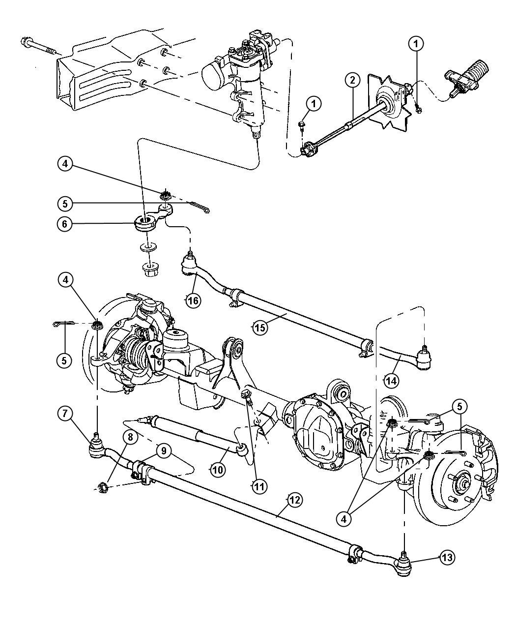 Jeep Grand Cherokee Socket. Tie rod. Drag link to knuckle, drag link to ...