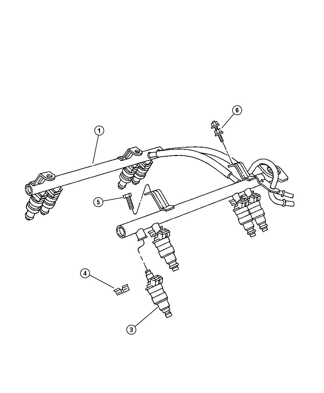 Jeep Wrangler Rail Fuel 53013017ab Mopar Parts Overstock Lakeland Fl