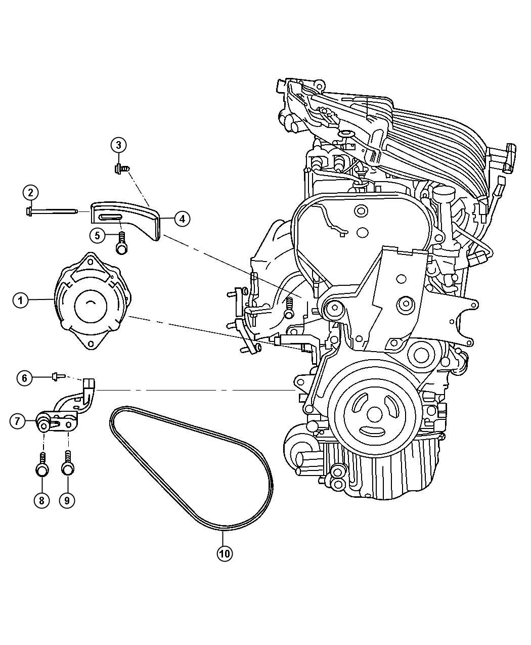 Dodge Neon Generator. Remanufactured. Engine. [136 amp alternator ...