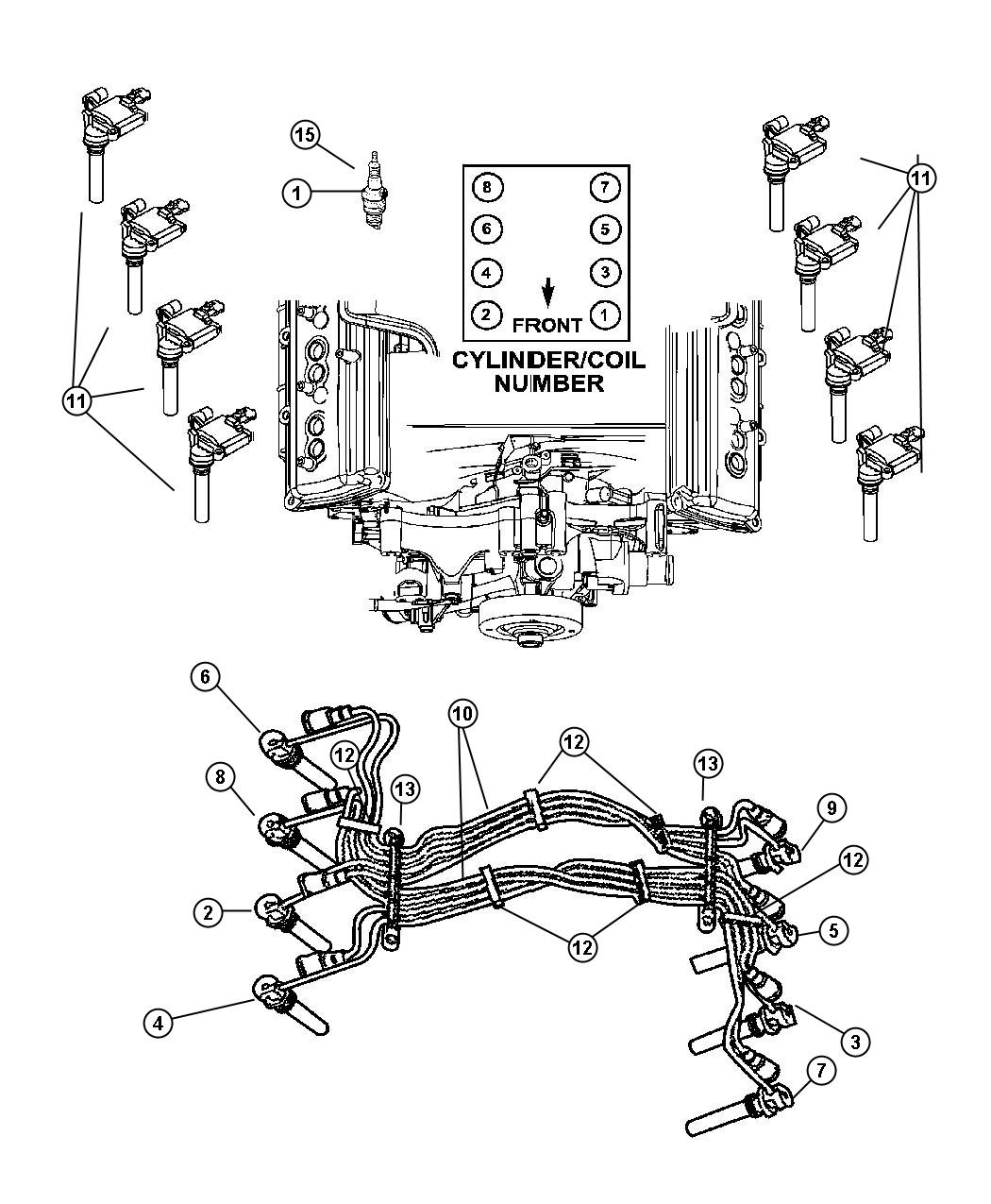 [DIAGRAM] 2004 Durango Spark Plug Diagram