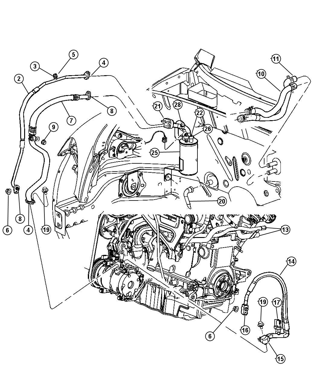 Dodge Neon Engine Parts Diagram