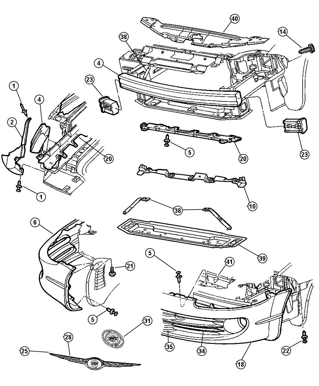 Chrysler 300 Body Parts Diagram