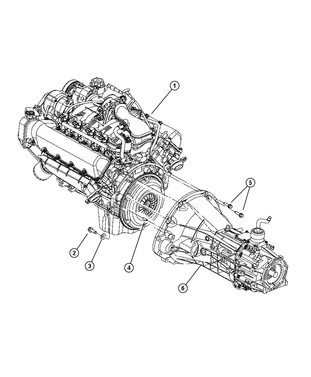 RL104713AE - Dodge Transmission. 6 speed | Mopar Parts Overstock