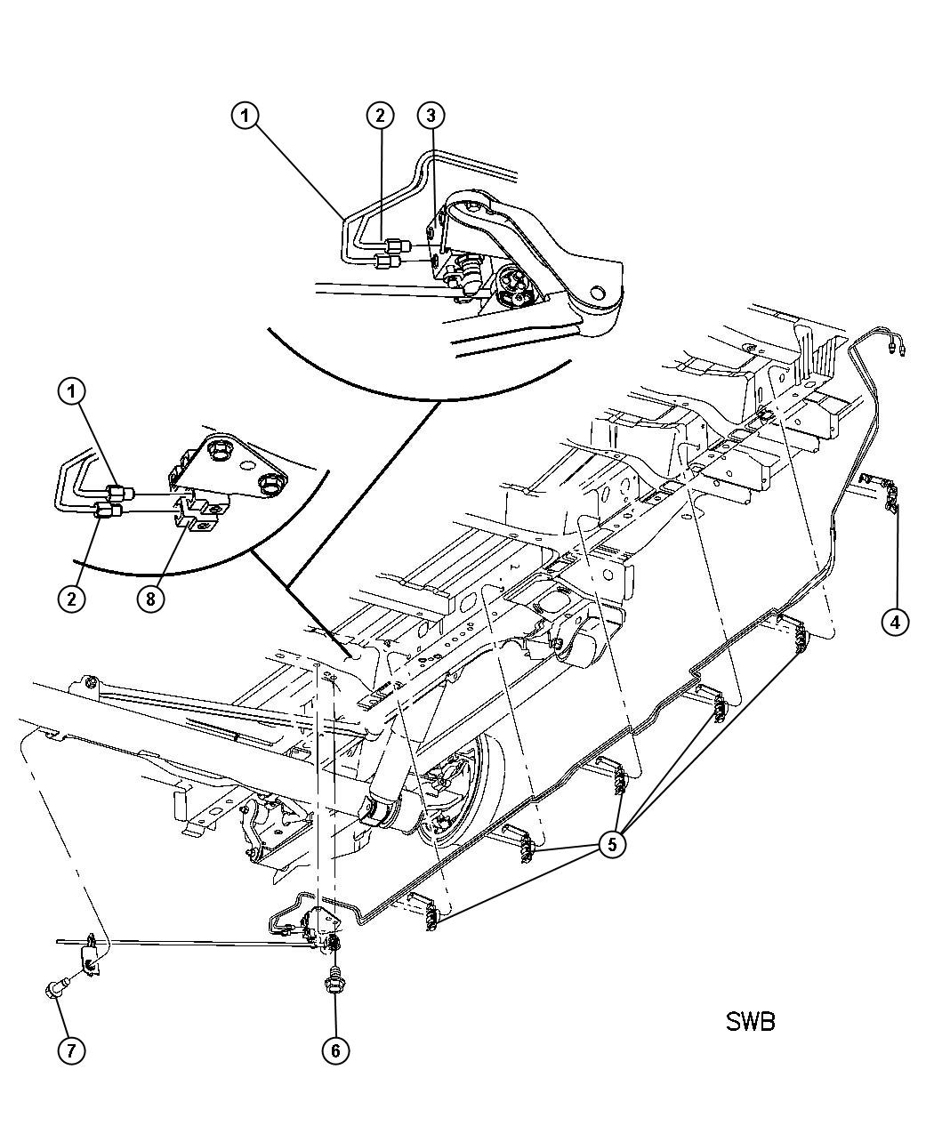 Dodge Grand Caravan Valve. Height sensing brake. [brakes - power front ...