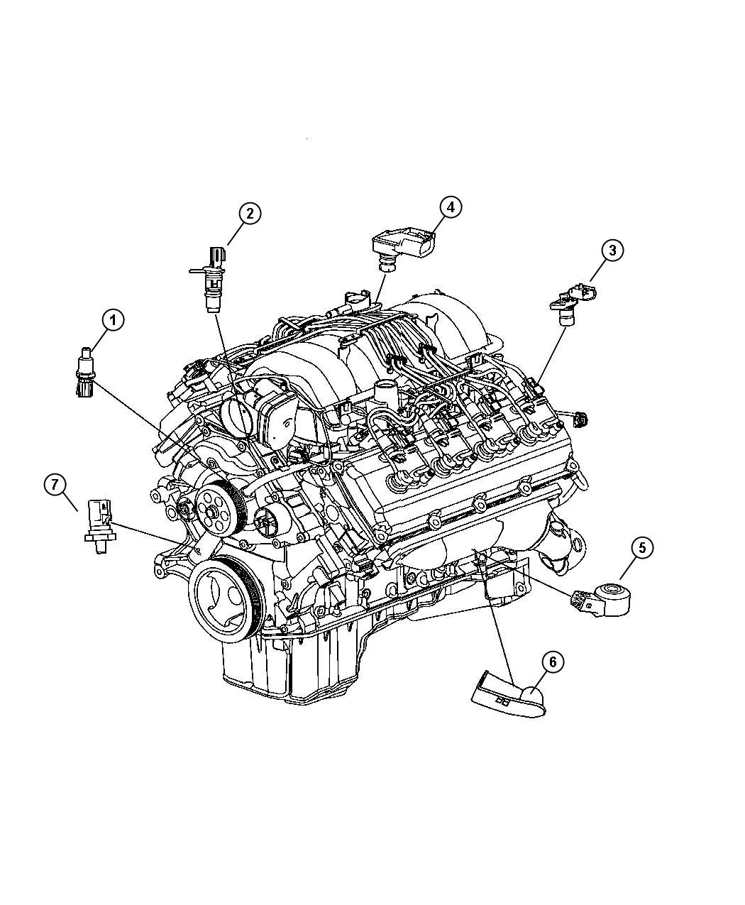 Dodge Ram 1500 Sensor. Map. After 01/06/06, up to 01/11/06, up to 05/30 ...