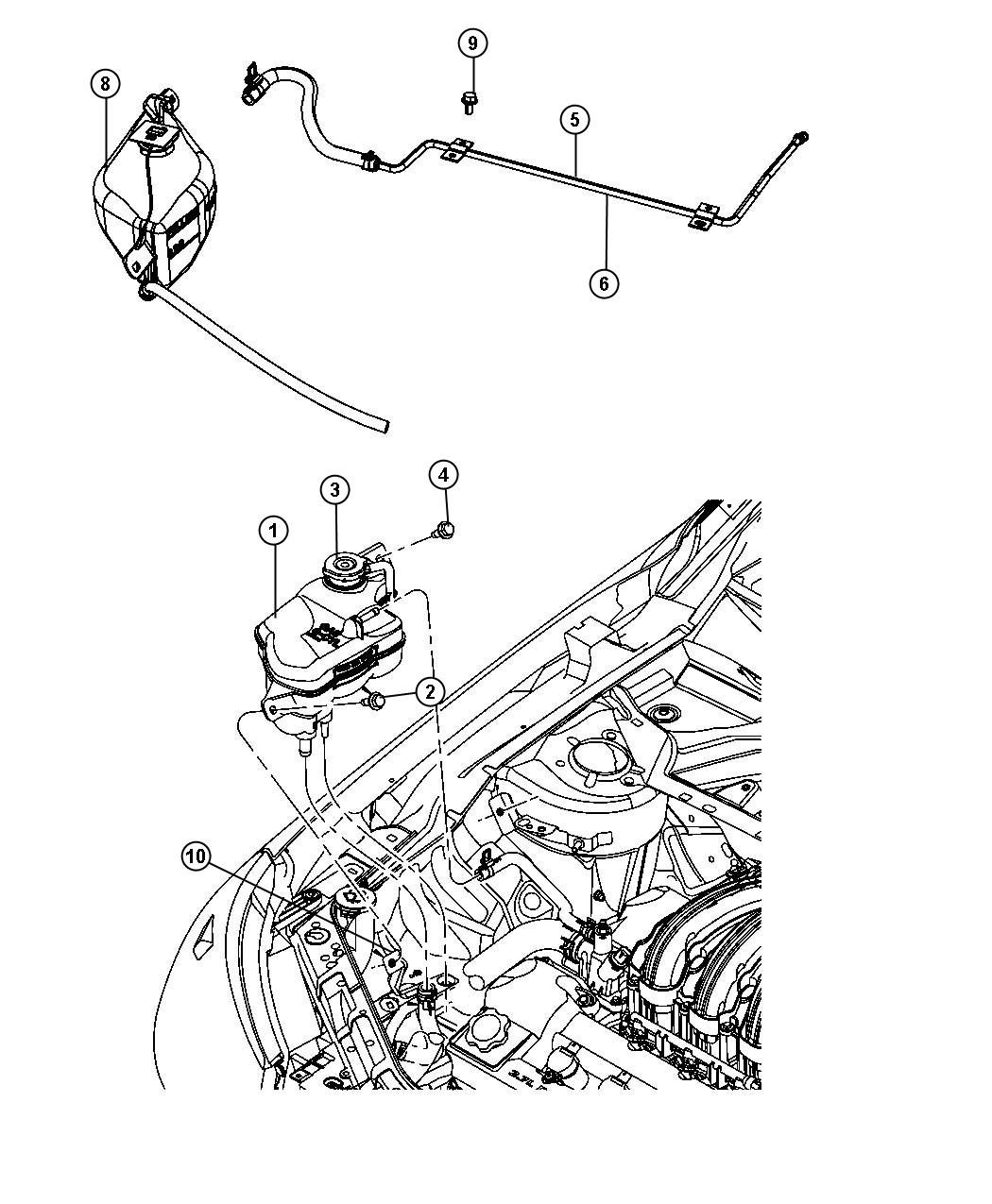 2012 Dodge Avenger Cooling System Diagram