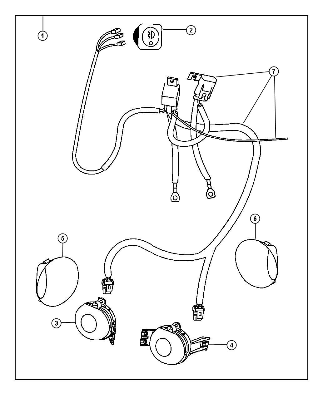 2007 Dodge Ram 3500 Light Kit Fog Instruction Same Mtg 82208102ac Mopar Parts Overstock 1172