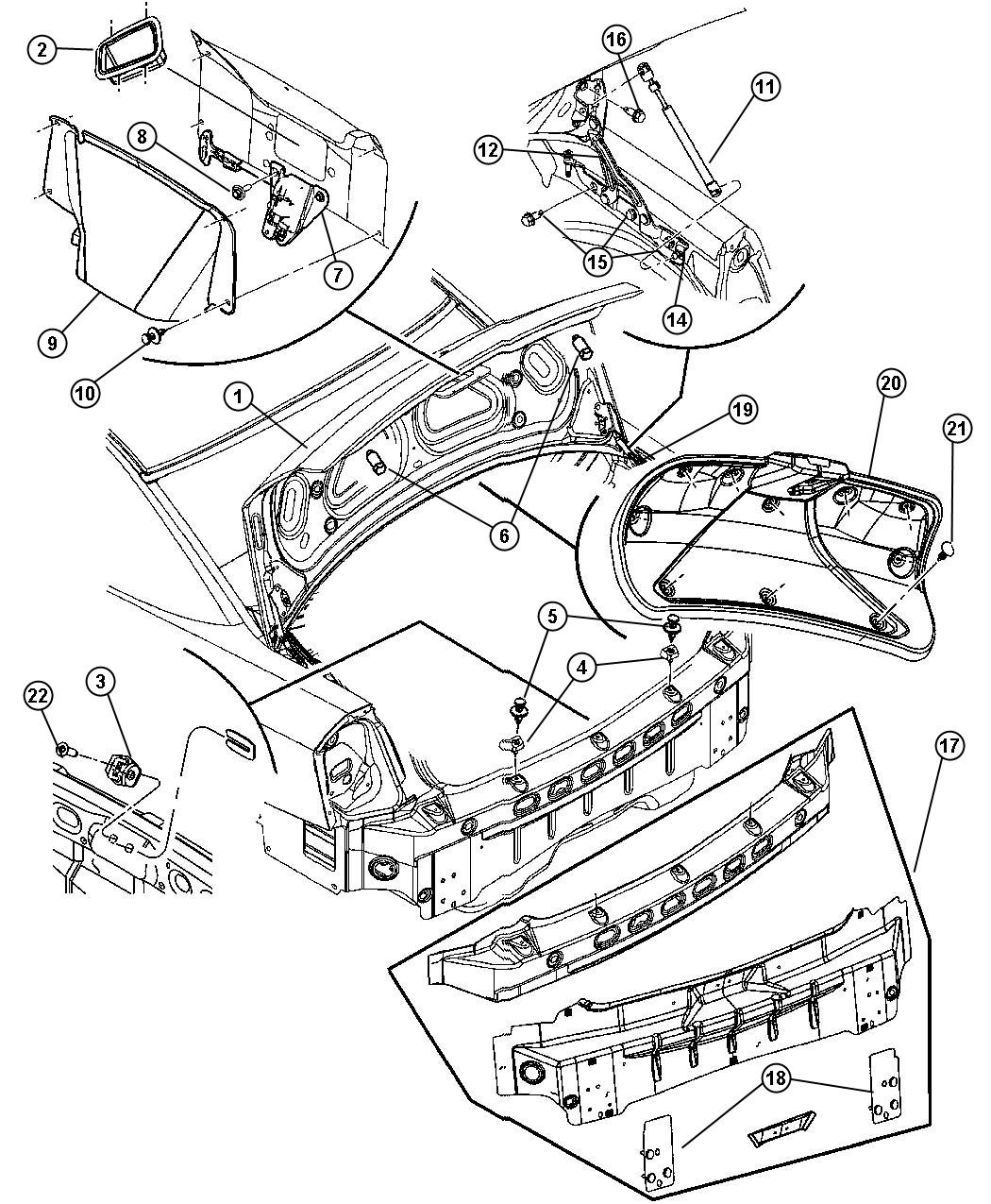 Chrysler 300 Body Parts Diagram