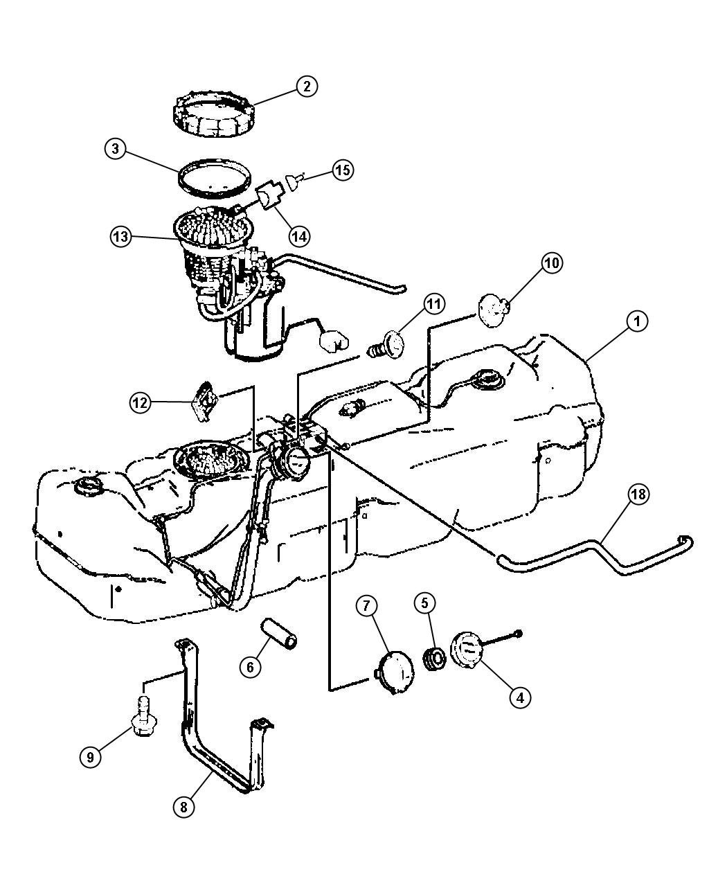 Dodge SPRINTER Tank. Fuel. See note - 68034061AA | Mopar Parts ...