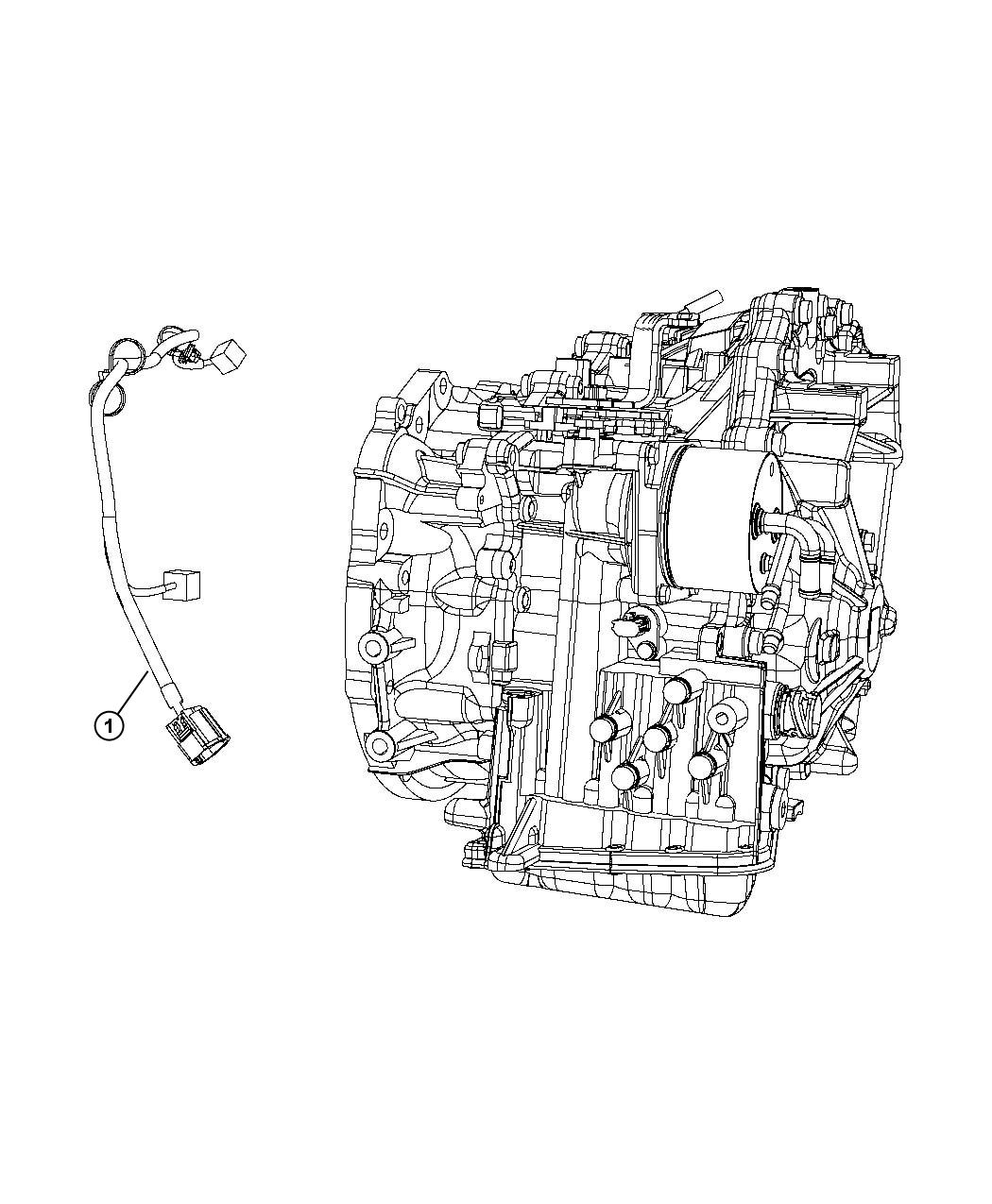 2012 Jeep Patriot Wiring. Transmission. Cases - 04795865AF | Mopar Parts Overstock, Lakeland FL