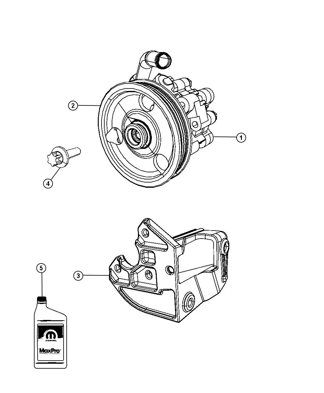 Dodge Power Steering Pump Diagram