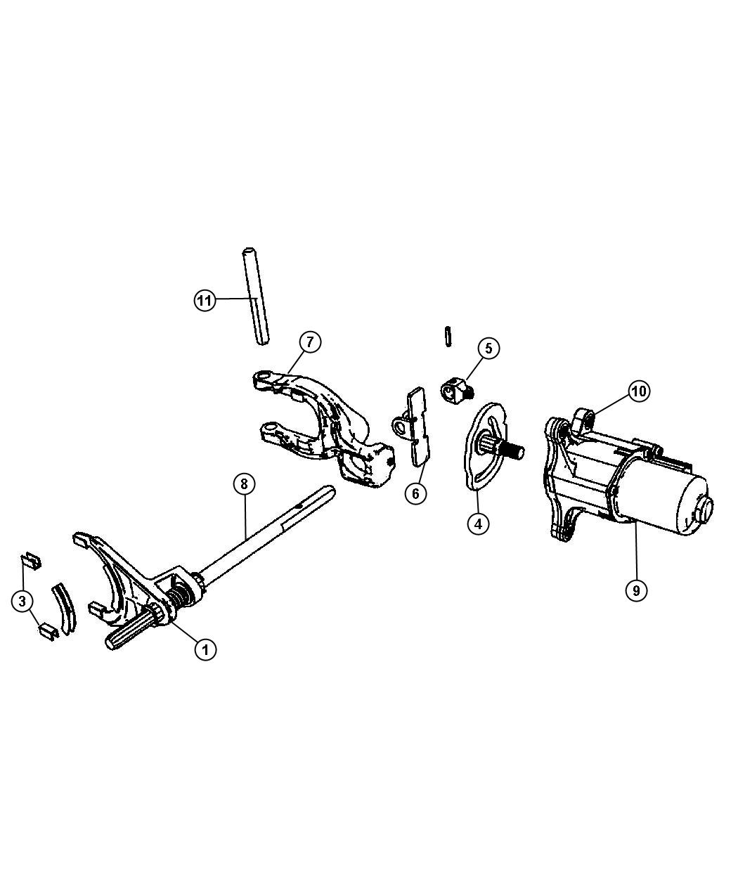 05170543AA - Mopar Gear motor. Transfer case | Mopar Parts Overstock