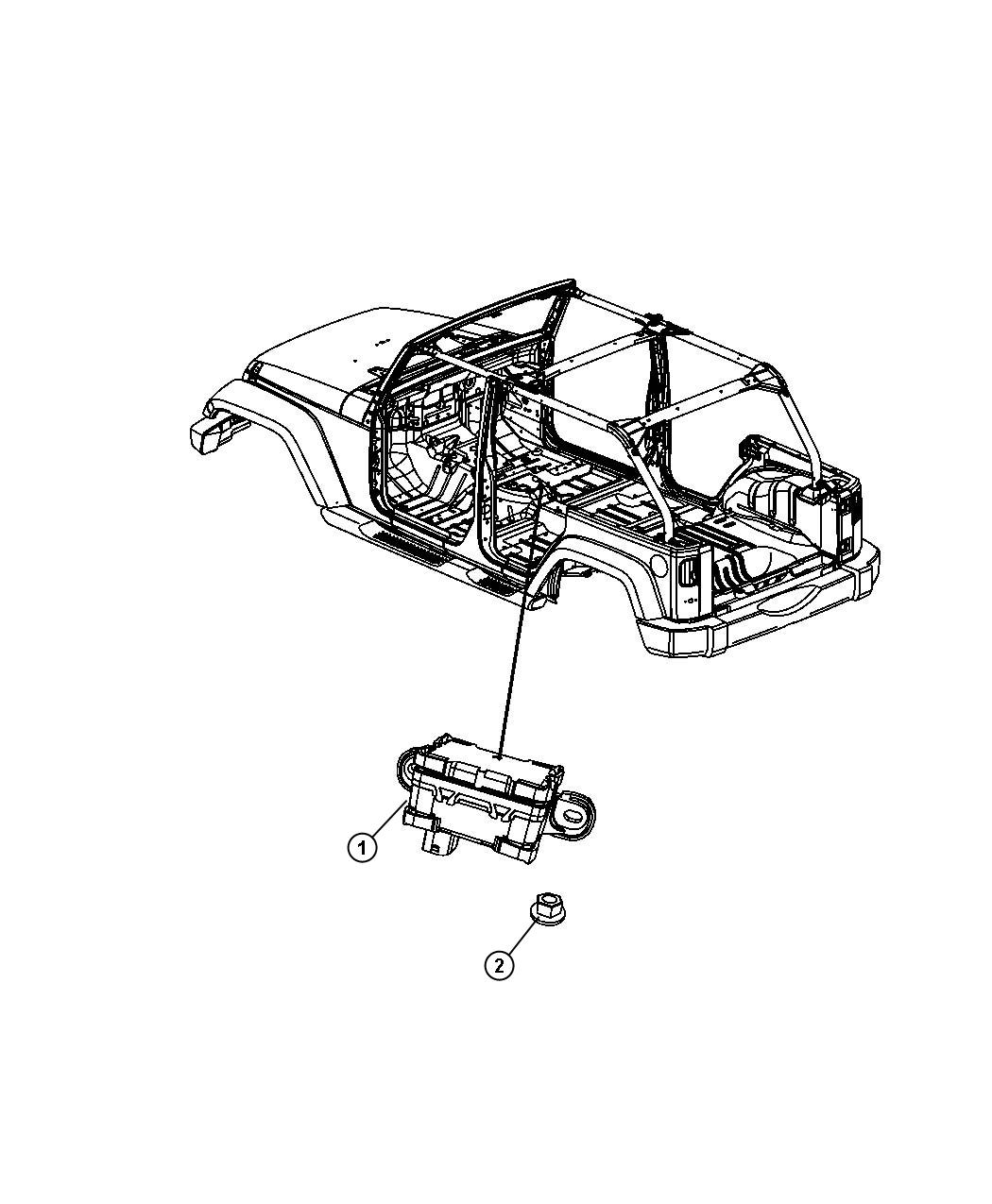 2010 Dodge Grand Caravan Module, sensor. Dynamics, electronic stability