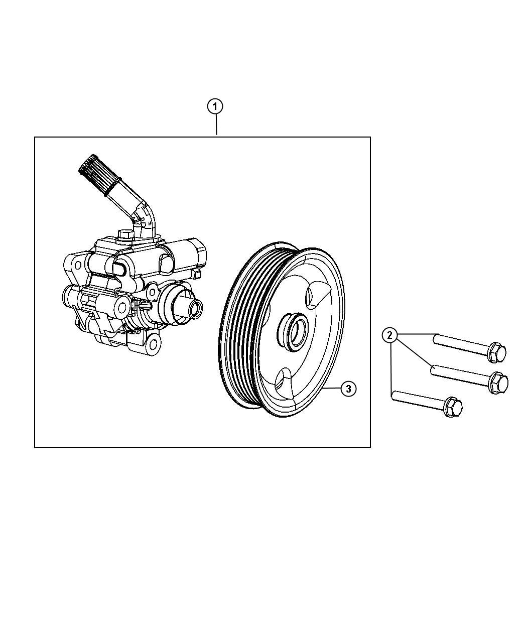 Jeep Grand Cherokee Pump. Power steering. Sreering 68068641AB Mopar