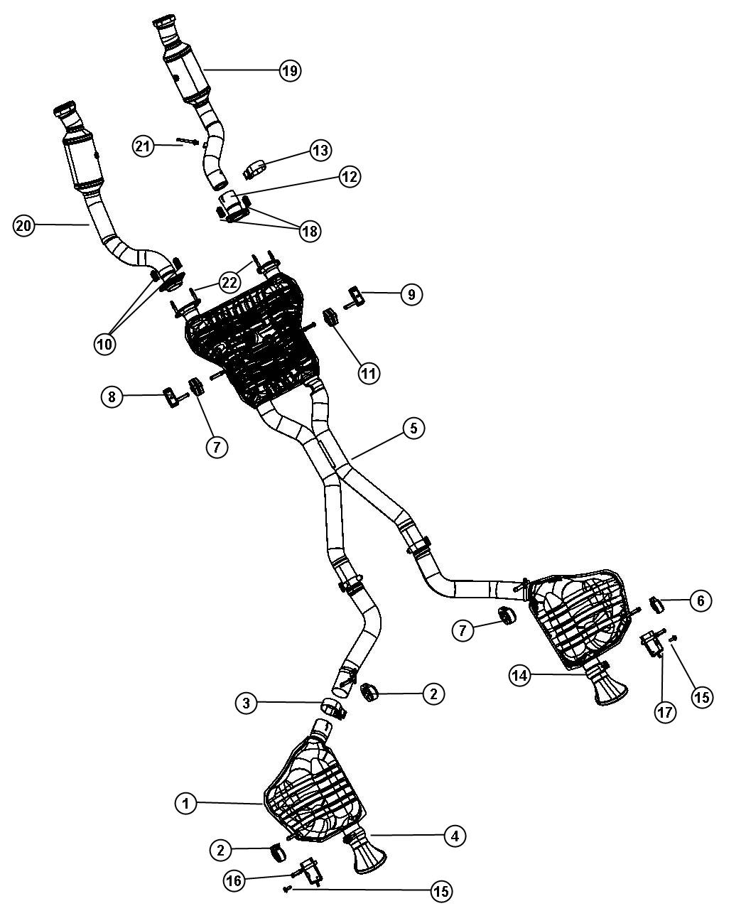 Jeep Grand Cherokee Exhaust System