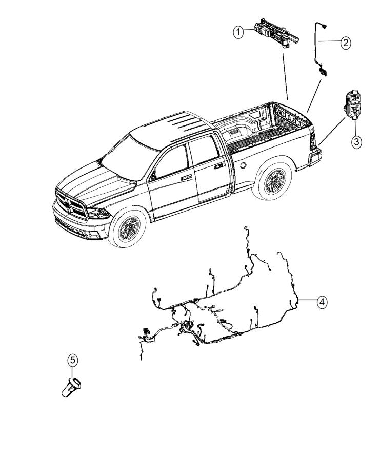 Dodge Grand Caravan Wiring. Body - 68216608AE | Mopar Parts Overstock