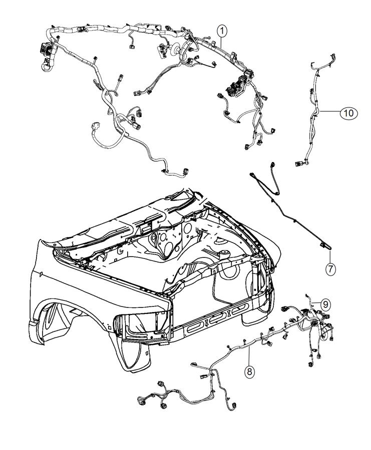 RAM 1500 Can buss. Connector. Star. Export, us, canada. Mexico ...