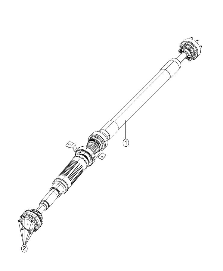 Jeep Compass Shaft. Drive. Rear - 68261528AD | Mopar Parts Overstock ...