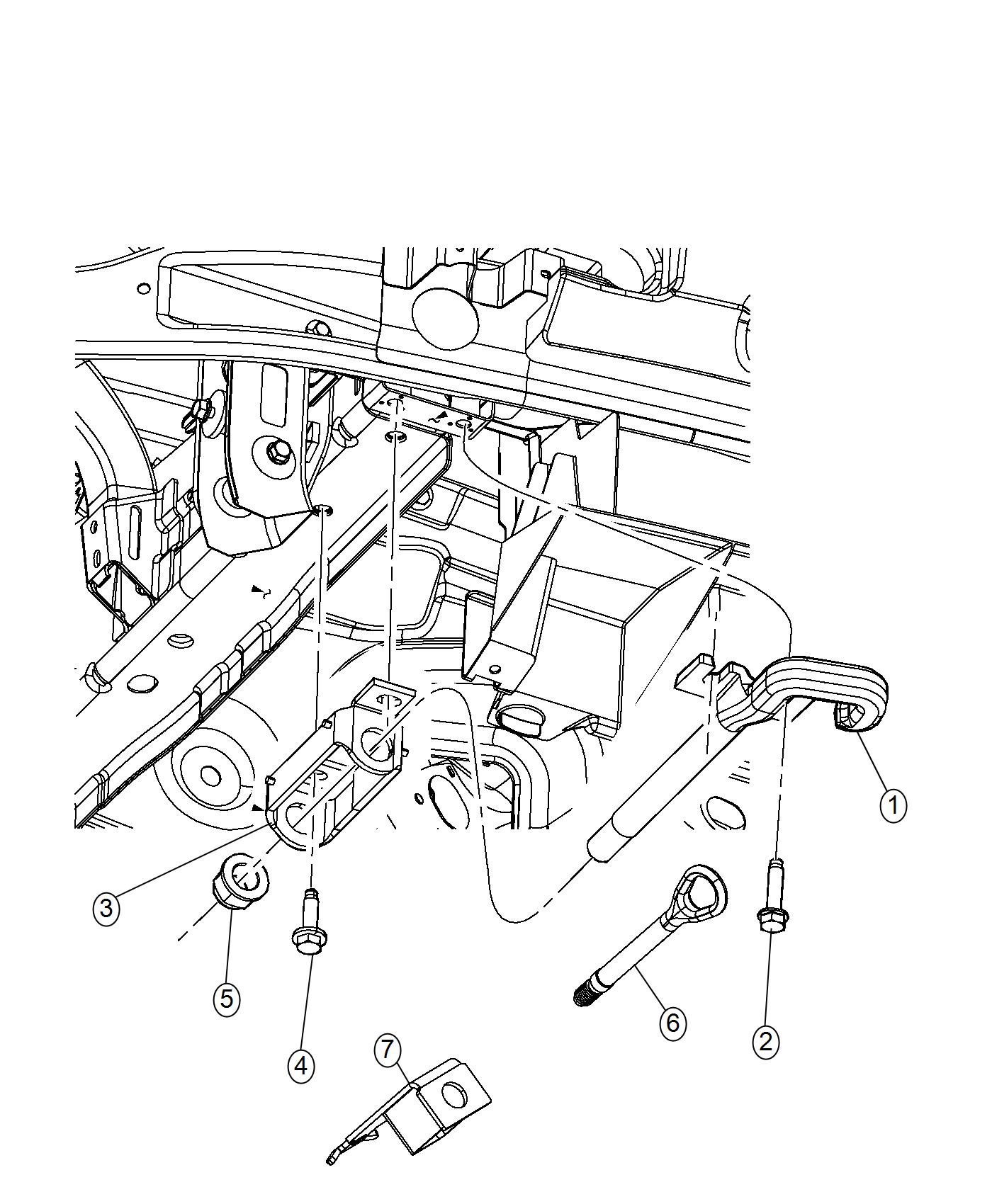 Jeep Grand Cherokee Hook. Tow. Left. [front bronze tow hooks