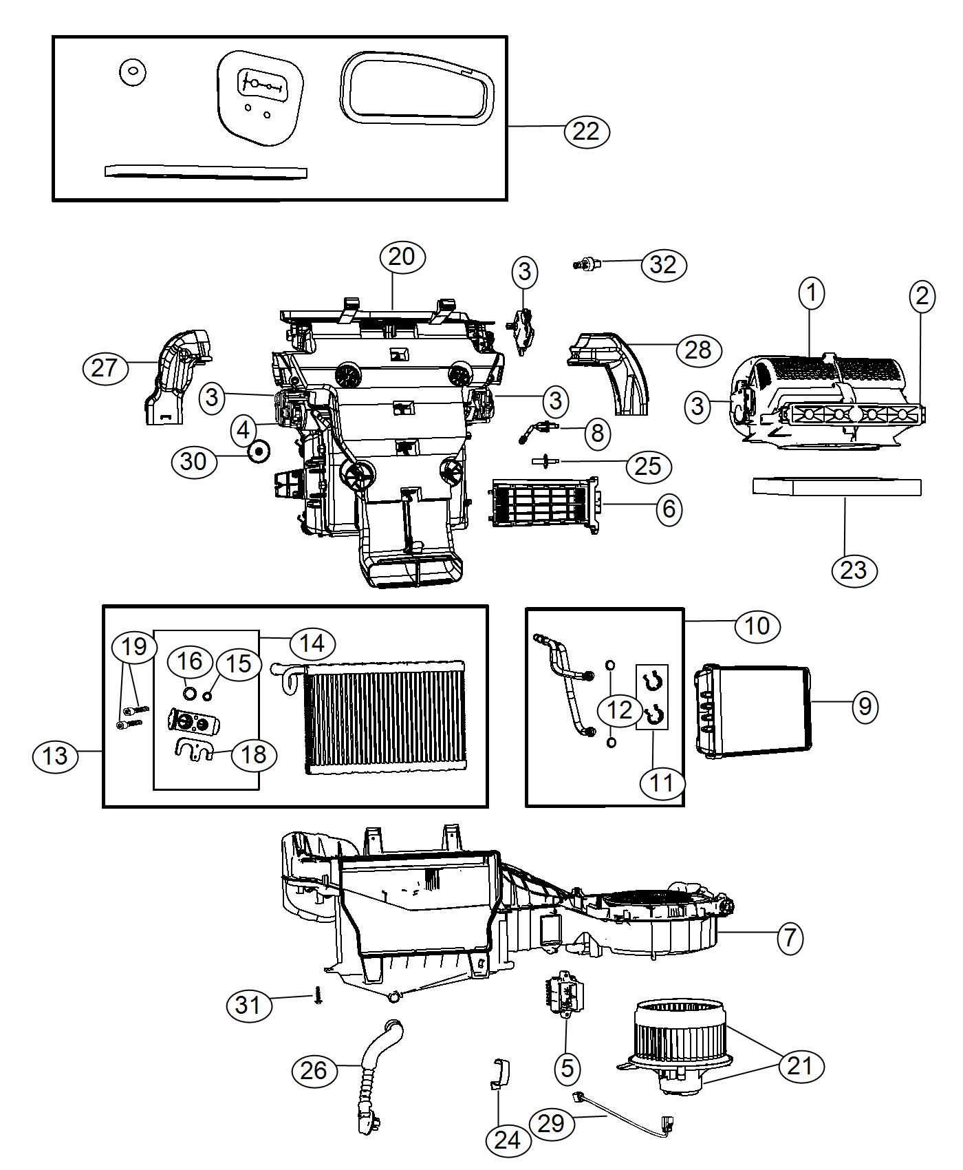 Jeep Grand Cherokee Wiring. Jumper. Blower motor. [instrument panel