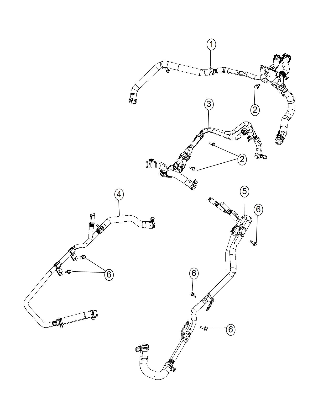 Jeep Cherokee Heater Hose Diagram