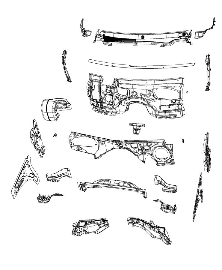 2014 Jeep Grand Cherokee Support. Shock tower. Right - 68262554AA ...